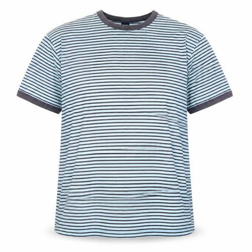 GAP Women’s Blue Striped Ringer T-Shirt XL 100% Cotton Casual