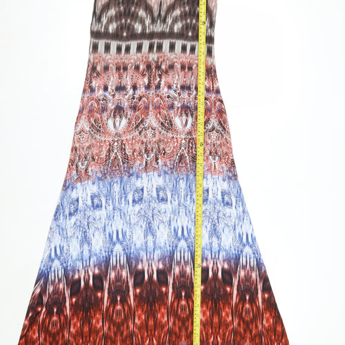 Warehouse Women’s Multicoloured Paisley Maxi Dress Size 8