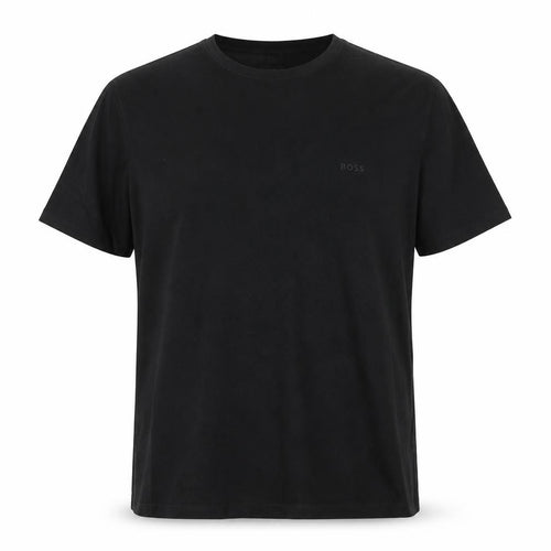 BOSS Men's Black 2XL Crew Neck Cotton T-Shirt