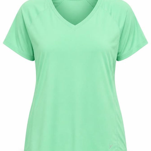Old Navy Active Women's Green V-Neck Short Sleeve T-Shirt XL