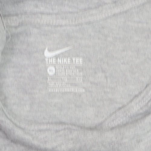 Nike Men's Grey Tank Top XL Athletic Fit Gym Wear
