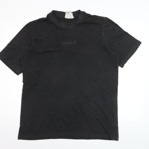 Adidas Men's Black Crew Neck Short Sleeve T-Shirt Size M