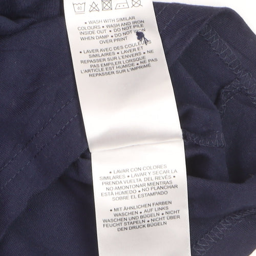 McKenzie Men's Blue Polo Shirt M Regular Fit Short Sleeve