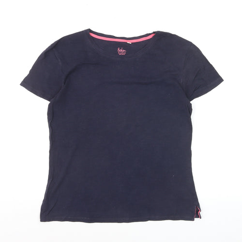 Boden Women’s Blue Cotton Short Sleeve Basic T-Shirt Size S