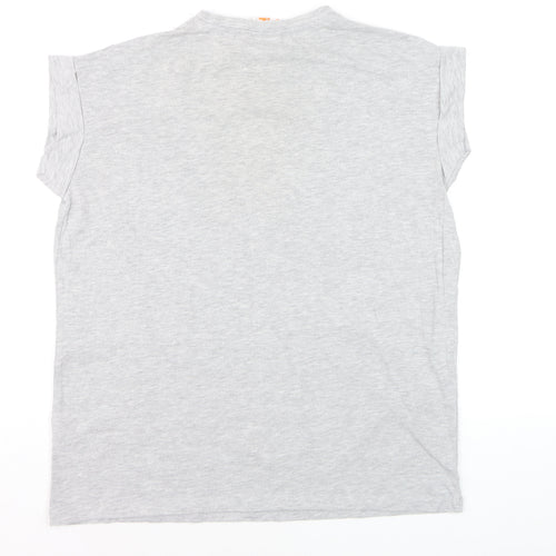 Despicable Me Grey Women's T-Shirt Size 14 Crew Neck Cotton Blend