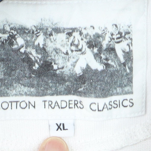 Cotton Traders Classics Men's Multicoloured Rugby Polo XL 100% Cotton