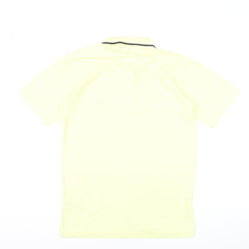 Umbro Men's Yellow Short Sleeve Polo Shirt Size S Sports Casual