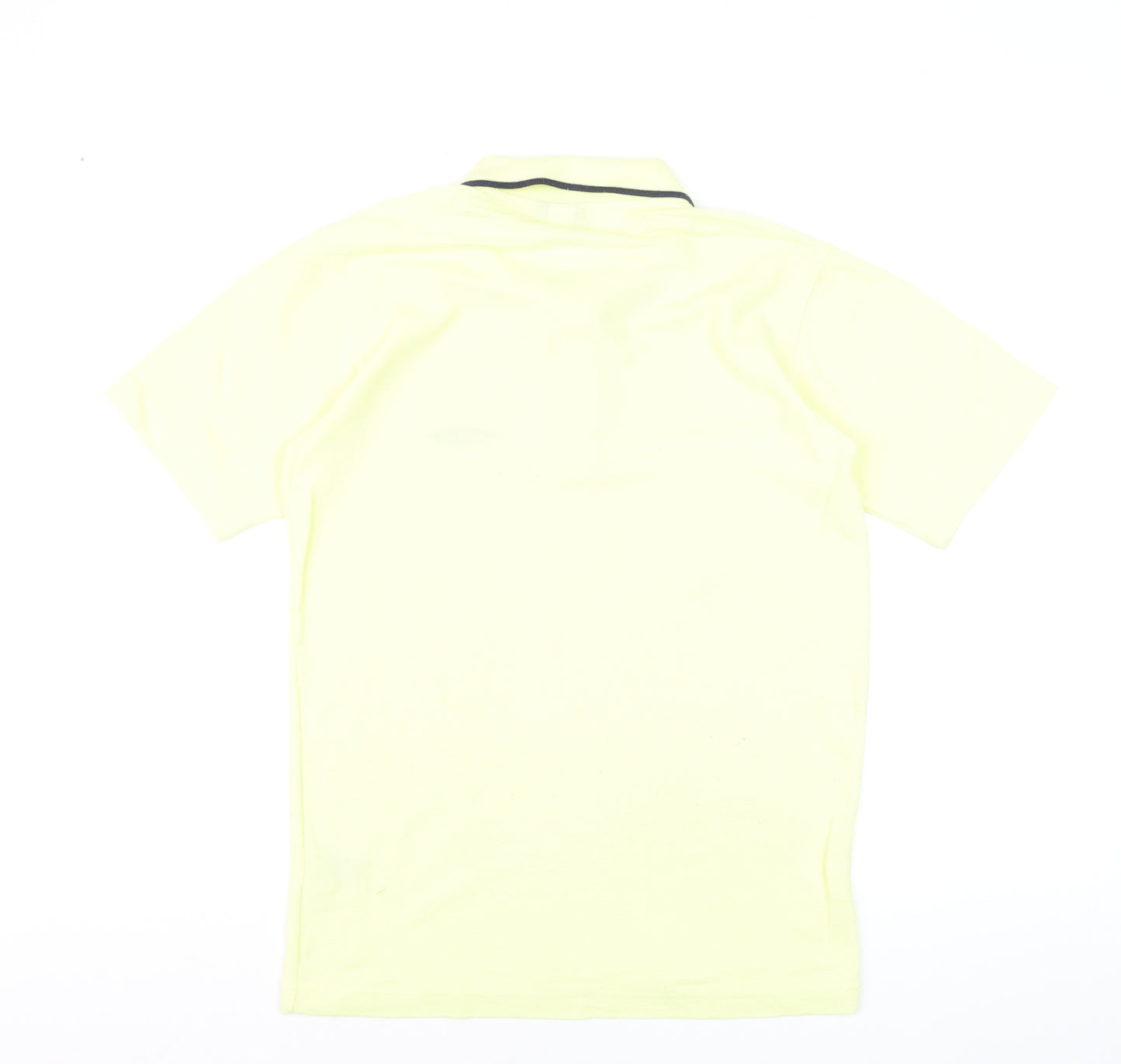 Umbro Men's Yellow Short Sleeve Polo Shirt Size S Sports Casual