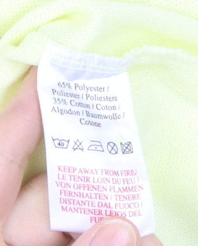 Umbro Men's Yellow Short Sleeve Polo Shirt Size S Sports Casual