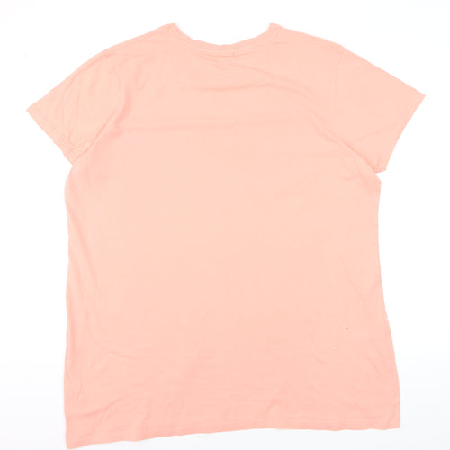 Disney Women’s Pink Lion King T-Shirt Size L Crew Neck Short Sleeve