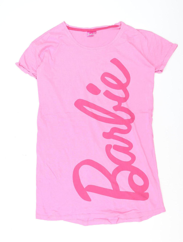 Barbie Women's Pink Short Sleeve Cotton T-Shirt Size S