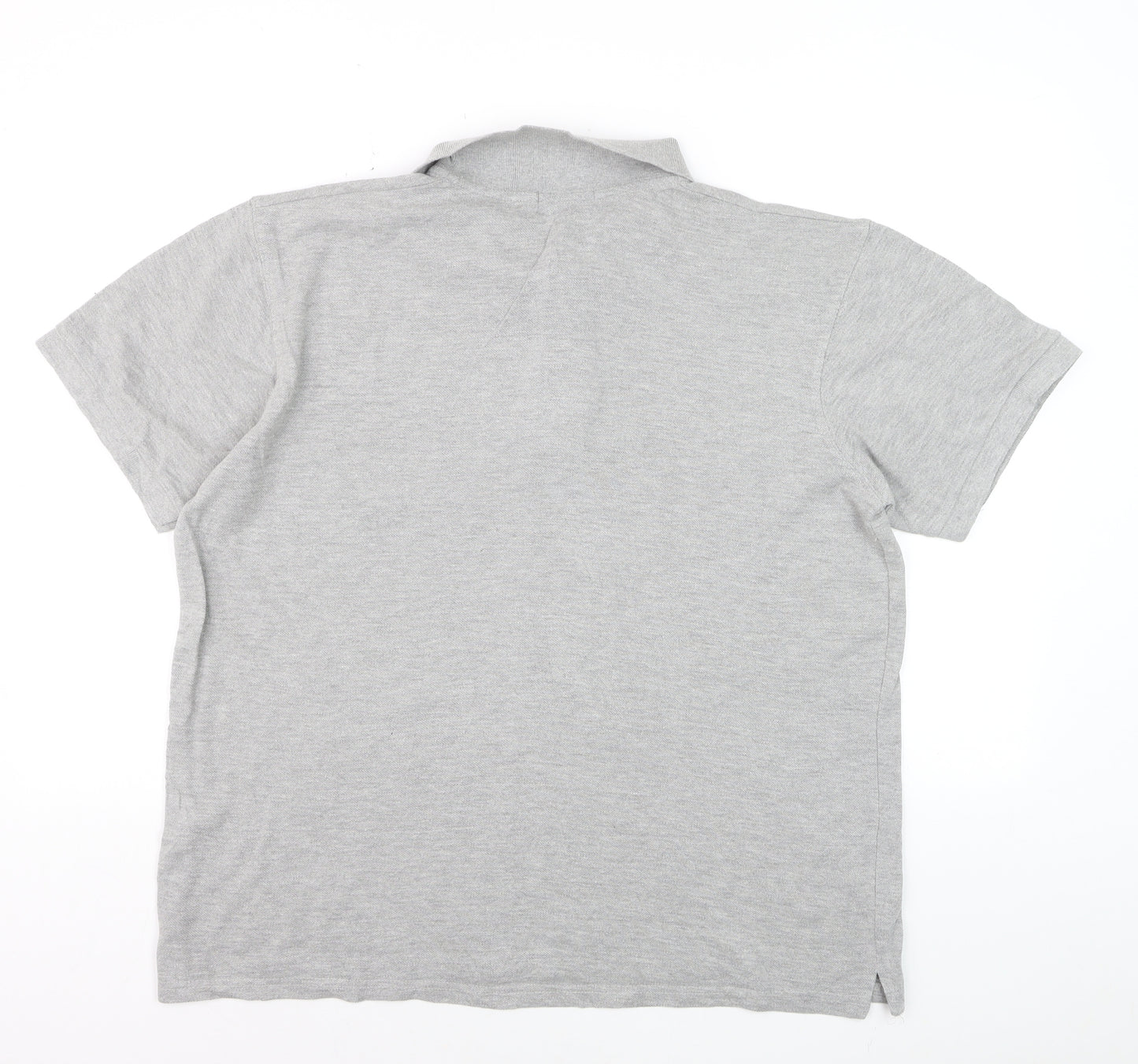 Polo Ralph Lauren Men's Grey Short Sleeve Collared Polo Shirt Size XL