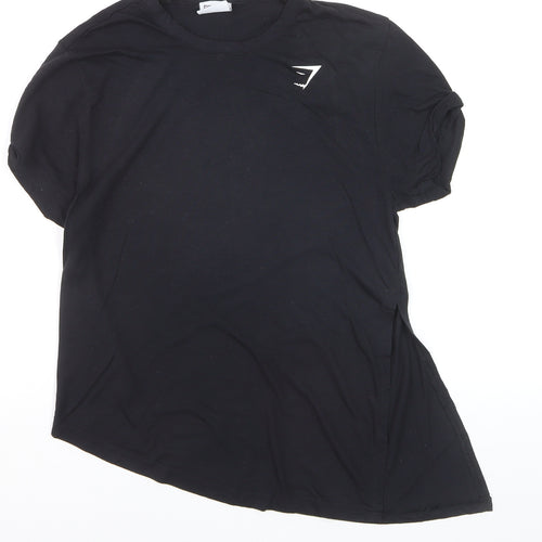 Gymshark Women's Black Short Sleeve Crew Neck T-Shirt Size S