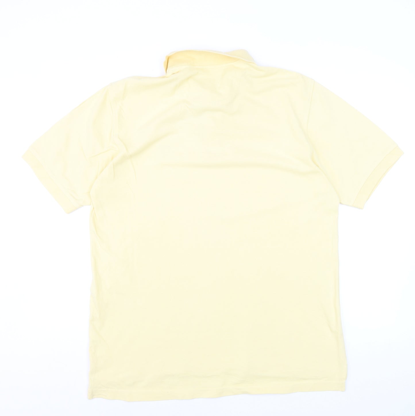 IZOD Men's Beige Cotton Polo Shirt Size M Classic Fit