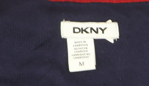 DKNY Men's Blue Long Sleeve Crew Neck Casual Top Size M