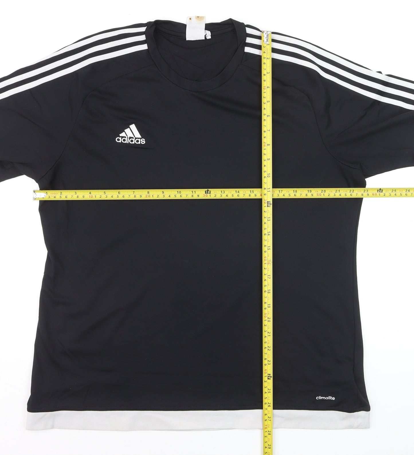 Adidas Men's Black Climalite Crew Neck Sports T-Shirt XL