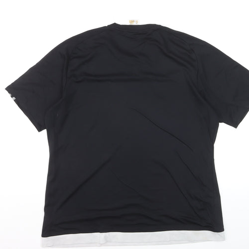 Adidas Men's Black Climalite Crew Neck Sports T-Shirt XL