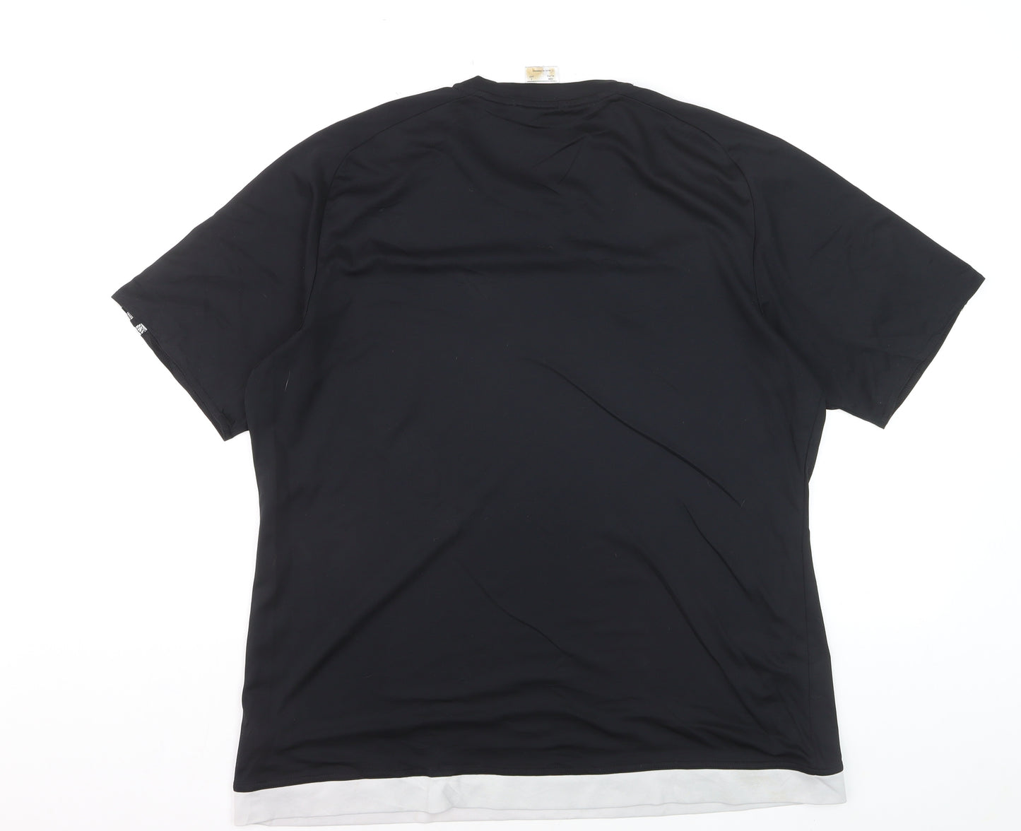 Adidas Men's Black Climalite Crew Neck Sports T-Shirt XL