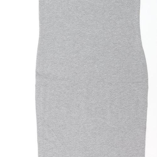 Miss Selfridge Women’s Grey Sleeveless Bodycon Midi Dress Size 10