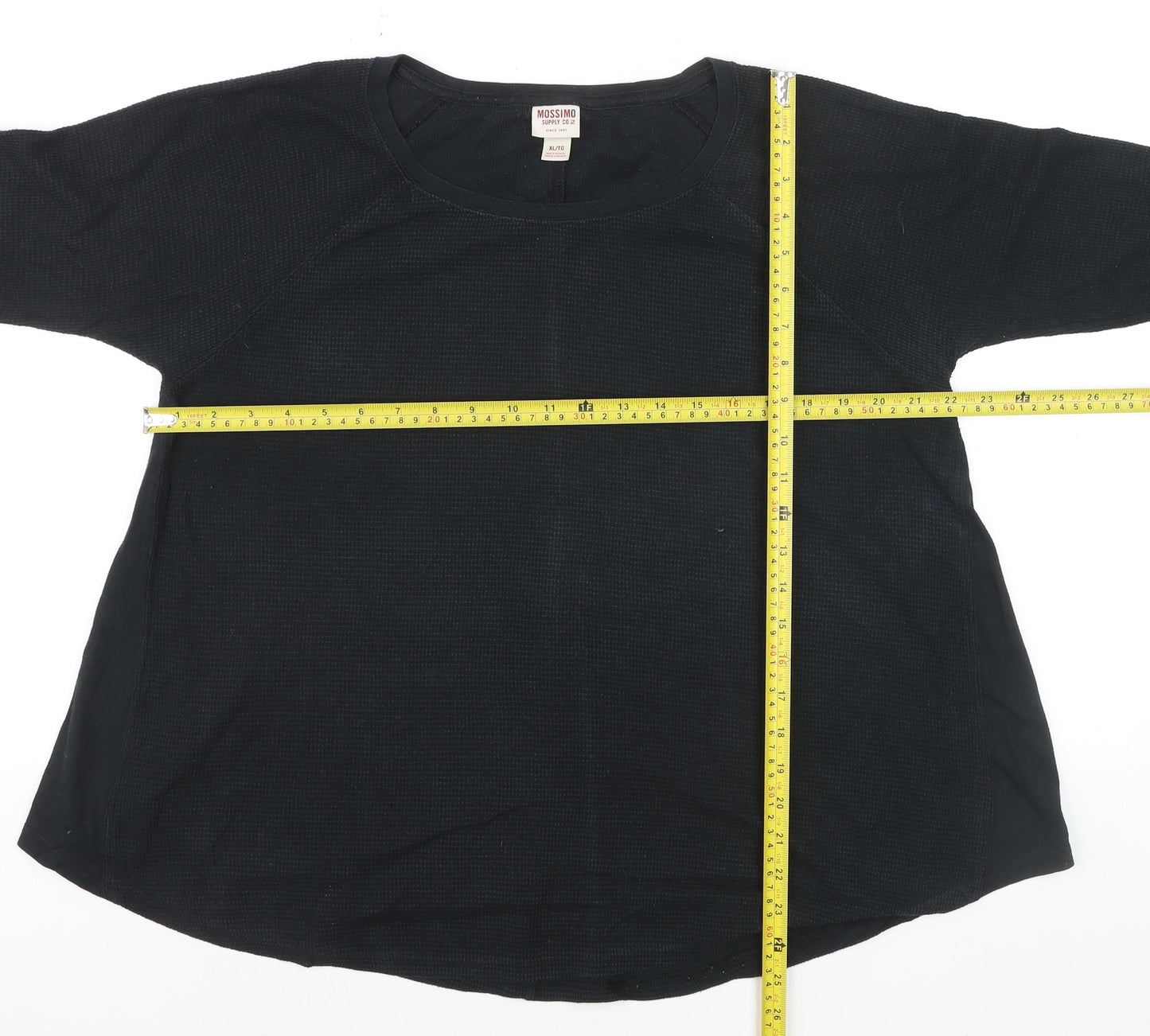 Mossimo Supply Co. Womens Black XL Long Sleeve Basic T-Shirt