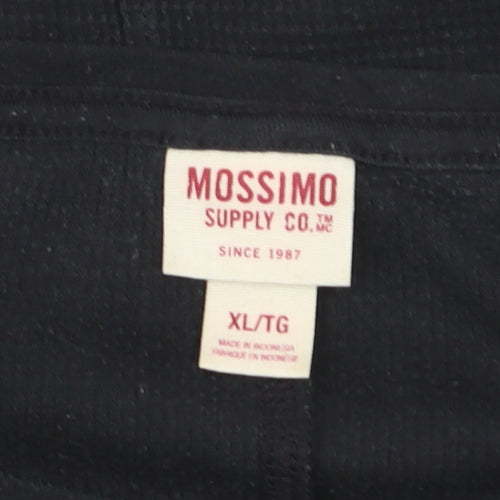 Mossimo Supply Co. Womens Black XL Long Sleeve Basic T-Shirt