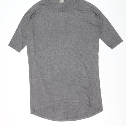 Vero Moda Women’s Grey Jersey T-Shirt Dress Size L Casual