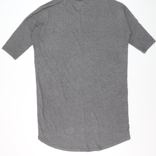 Vero Moda Women’s Grey Jersey T-Shirt Dress Size L Casual