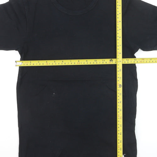 Polo Ralph Lauren Men's Black Cotton Crew Neck T-Shirt Size S