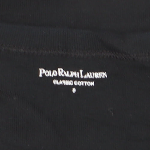 Polo Ralph Lauren Men's Black Cotton Crew Neck T-Shirt Size S