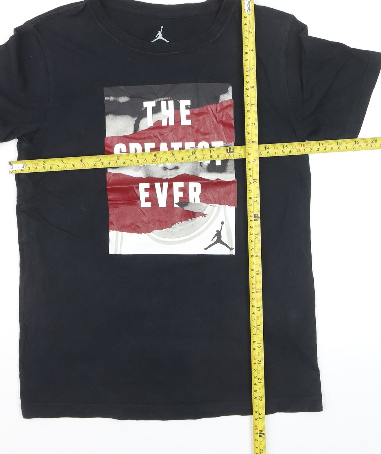 Nike Boys Black Graphic 'The Greatest Ever' T-Shirt Age 10-12 Years