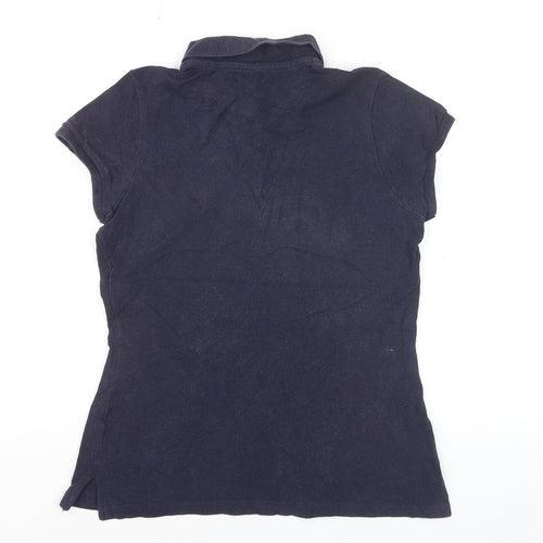 U.S. Polo Assn. Men's Navy Blue Small Cotton Short Sleeve Polo Shirt