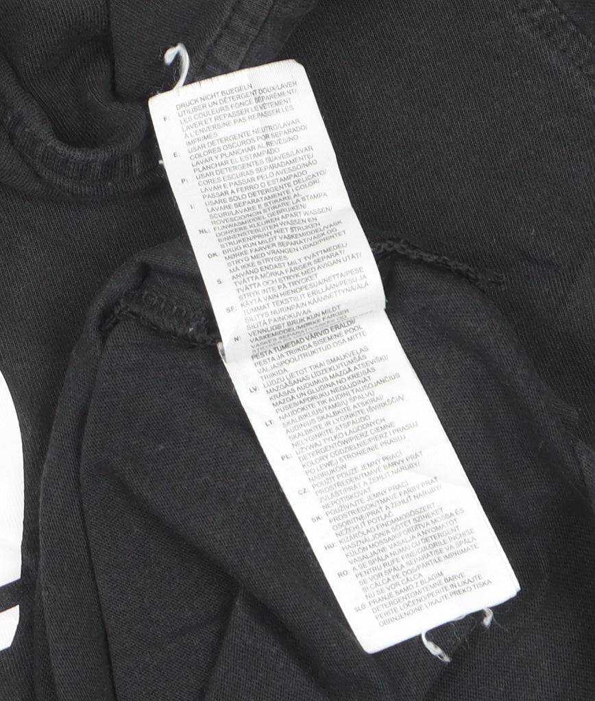 Adidas Men's Black 2XL Trefoil Logo Graphic T-Shirt Regular Fit