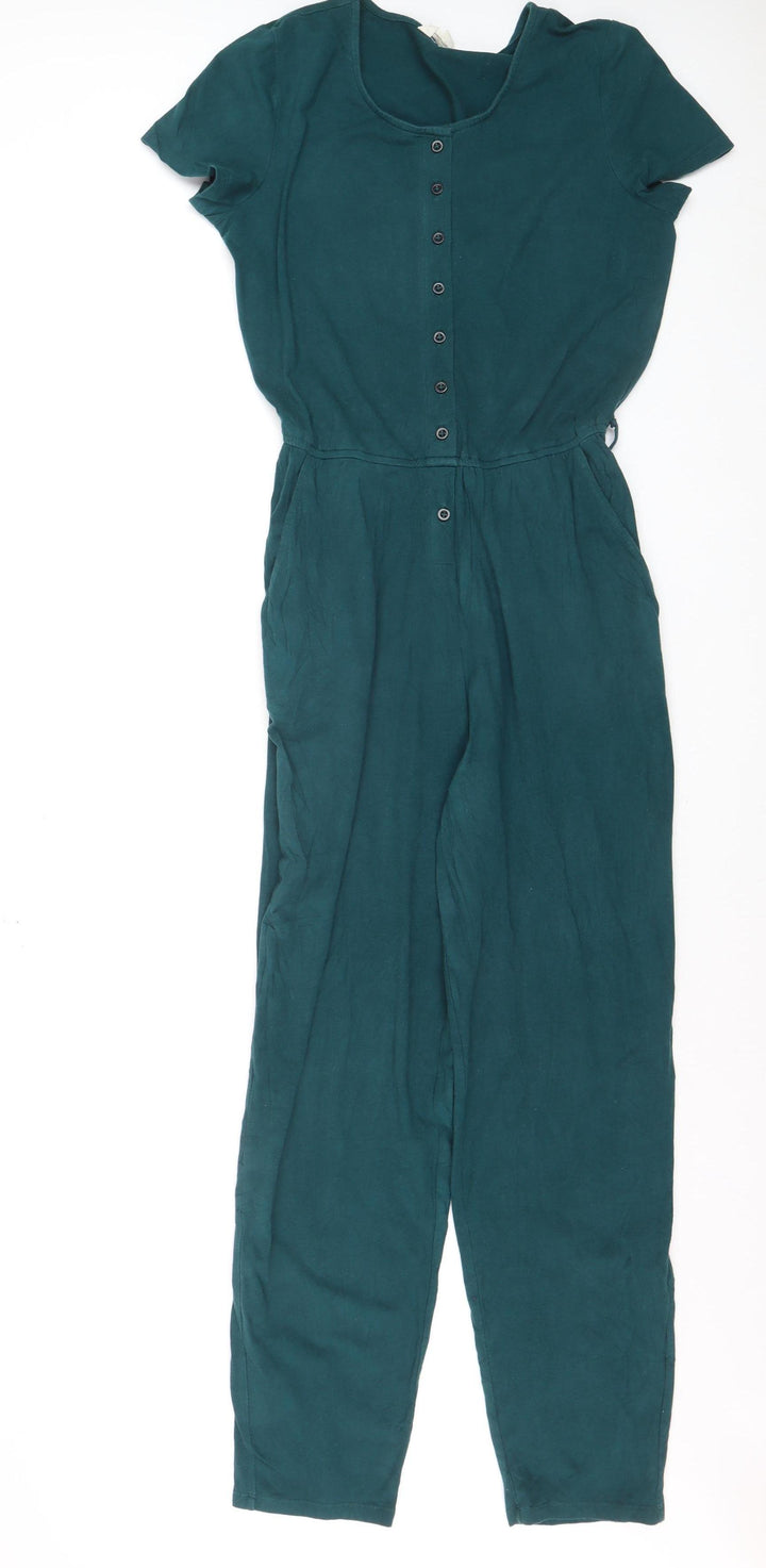 Seasalt Cornwall Women’s Green Organic Cotton Jumpsuit UK 10
