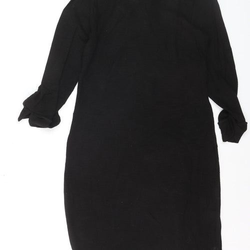 French Connection Women's Black Size 12 Bodycon Knit Dress