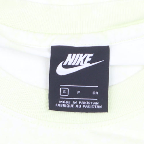 Nike Men Yellow Sleeveless Tank Top Small 100% Cotton Athletic Gymwear