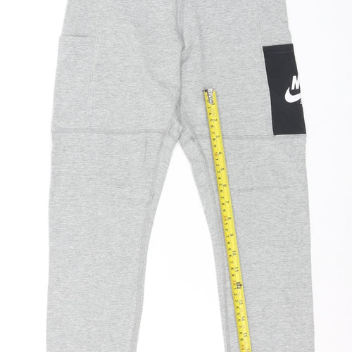 Nike Women’s Grey Slim Fit Leggings Medium Elastic Waist Sportswear