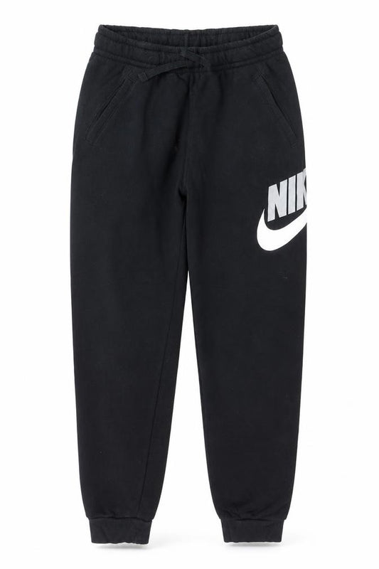 Front view of Nike boys’ black xl jogger sweatpants activewear trousers