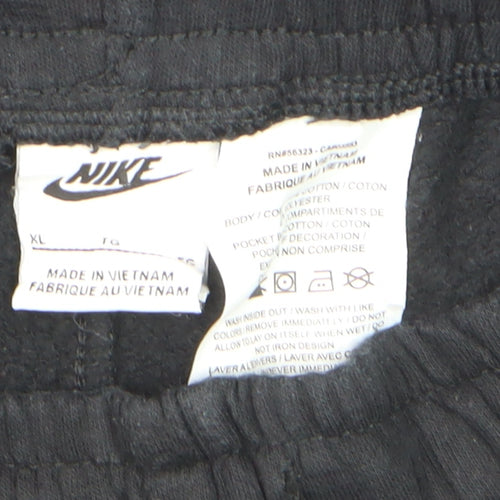Nike Boys Black XL Jogger Sweatpants Activewear Trousers