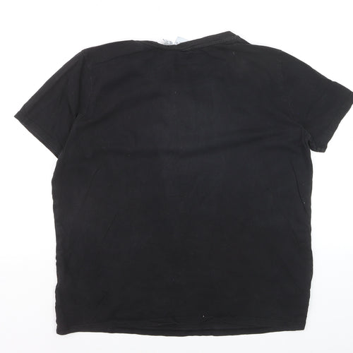 Primark Womens Black Friends Pivot Graphic Cotton T-Shirt Medium