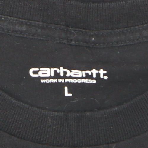 Carhartt WIP Men's Black Large Short Sleeve Cotton Crew Neck T-Shirt
