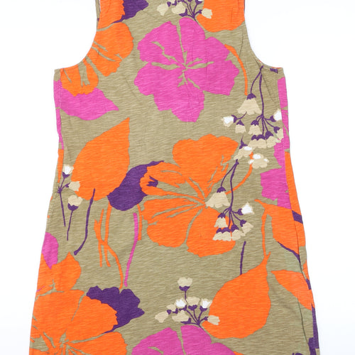 Boden Women’s Multicoloured Floral Cotton Tank Dress UK 12