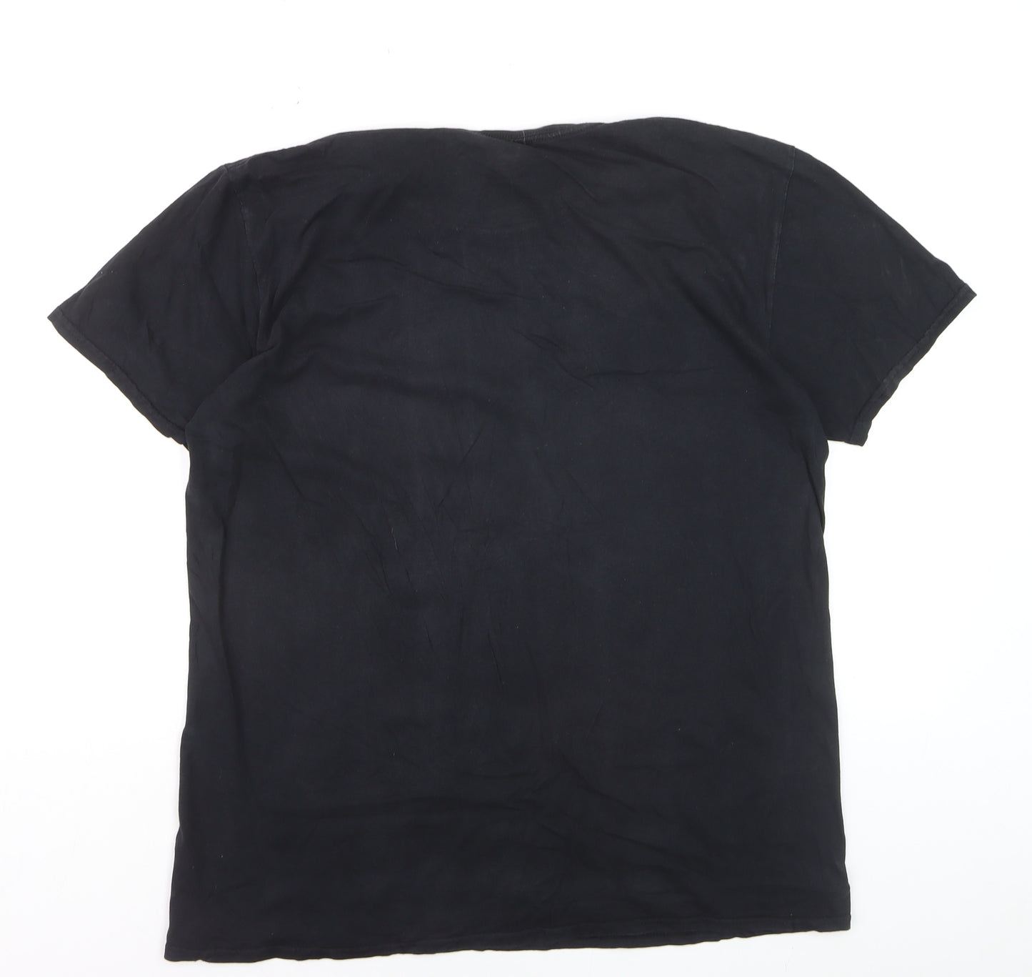 Gildan Men's Bill & Ted's Excellent Adventure Black Graphic T-Shirt Size L