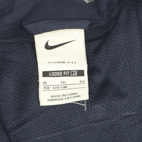 Nike Boys Blue XL Waterproof Windbreaker Jacket Storm-Fit