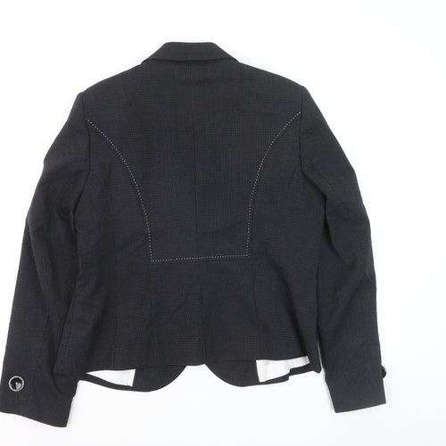 Marks and Spencer Women's Black Size 16 Single-Breasted Blazer