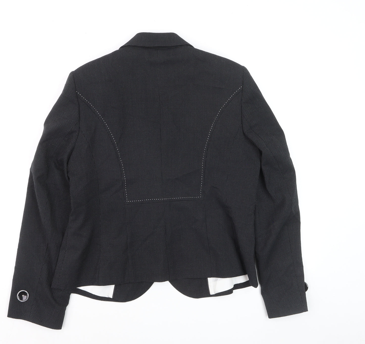 Marks and Spencer Women's Black Size 16 Single-Breasted Blazer