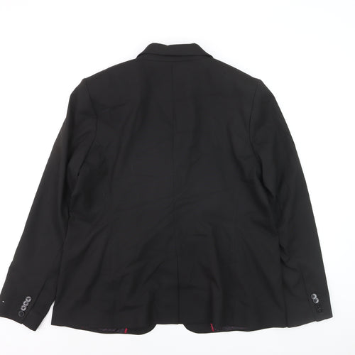 Next Tailoring Women’s Black Blazer Size 18 Classic Single-Breasted Jacket