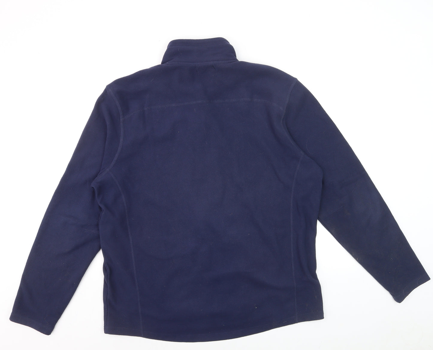 Donnay Men's Blue Fleece Full Zip Sweatshirt Size L