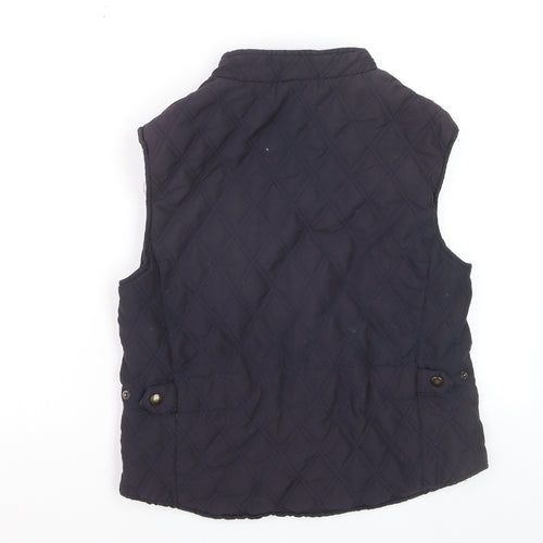 Mary Anne Women's Blue Quilted Equestrian Waistcoat Size 12