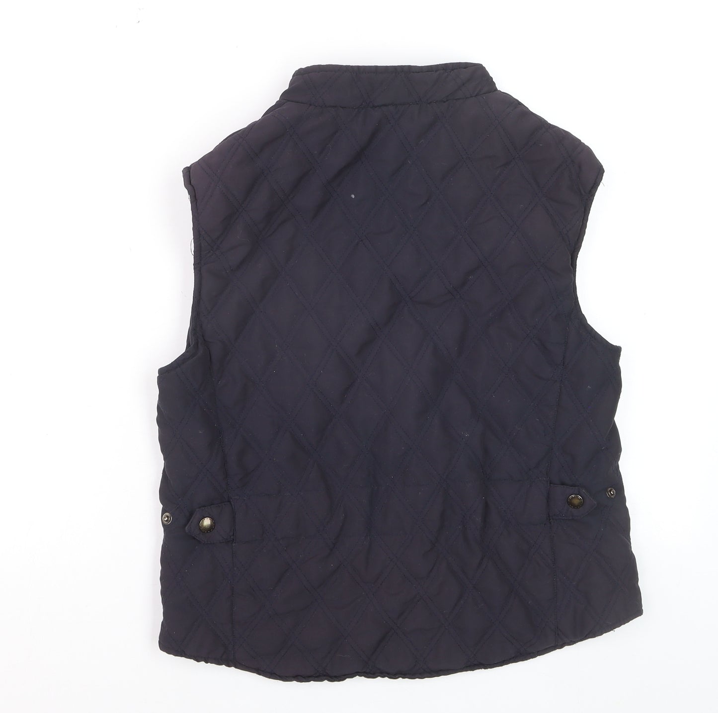 Mary Anne Women's Blue Quilted Equestrian Waistcoat Size 12