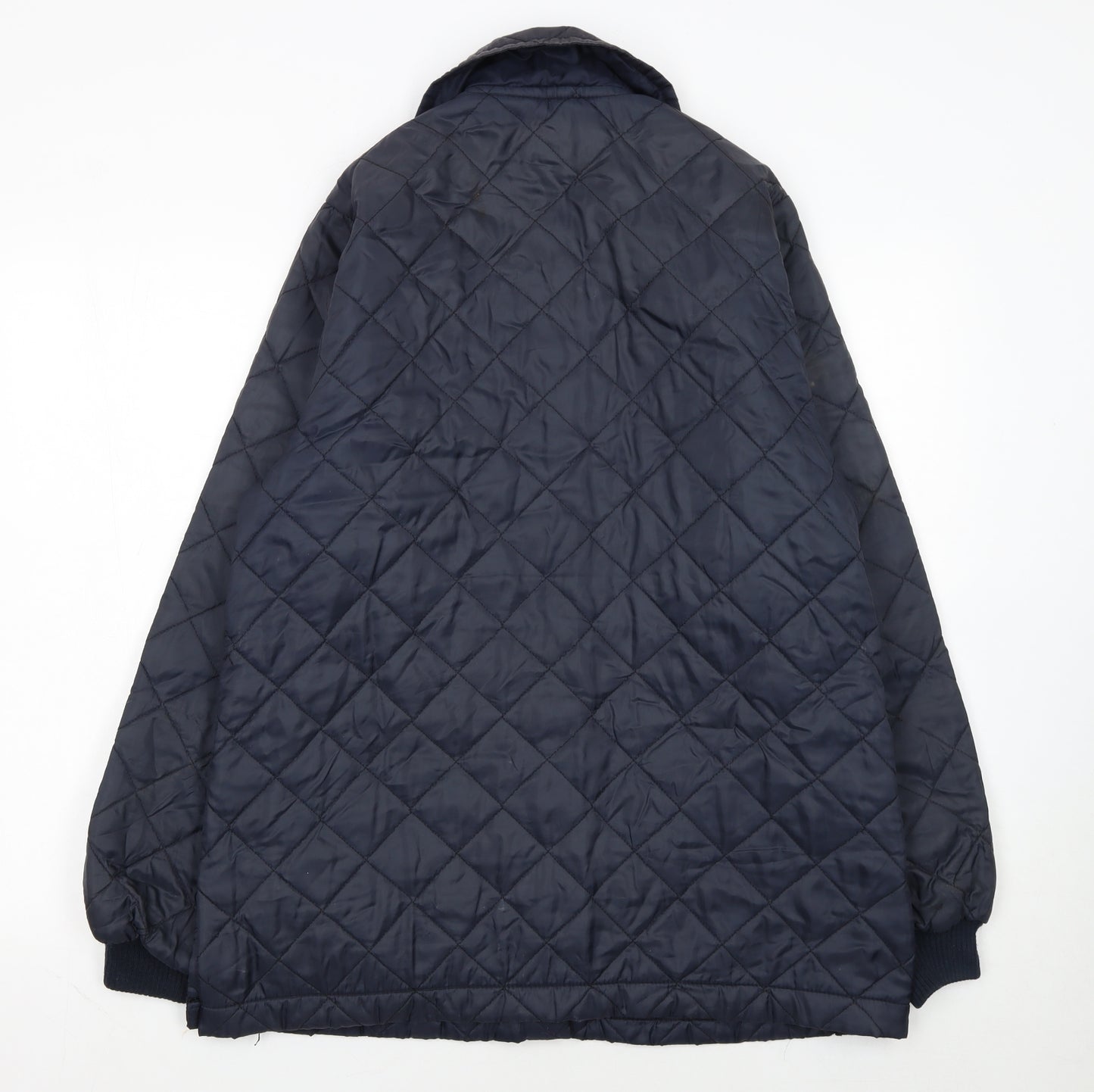 Beaver of Bolton Men's Blue Quilted Waterproof Country Jacket Size 42